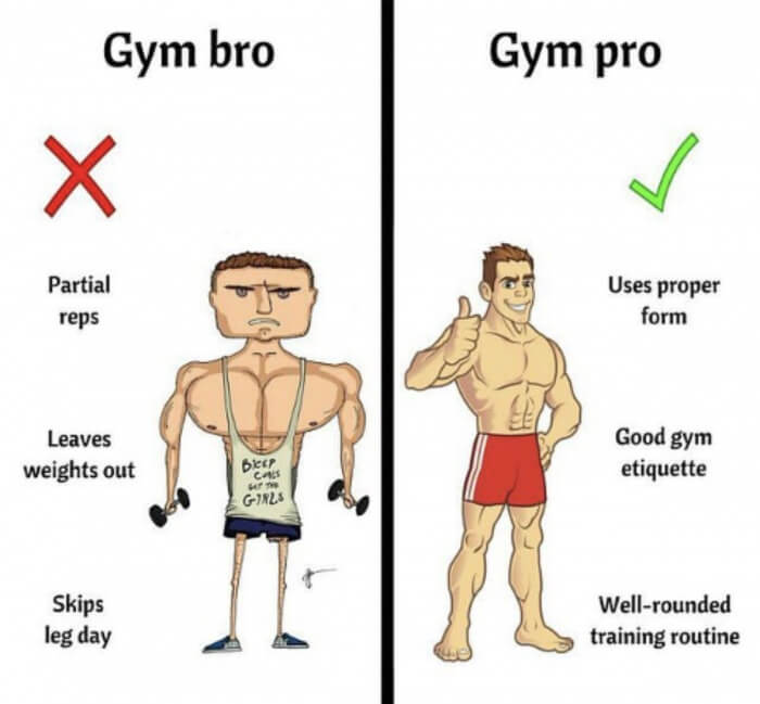 Gym Bro vs. Gym Pro - Haha Must See - Yeah We Train ! - Workouts ...