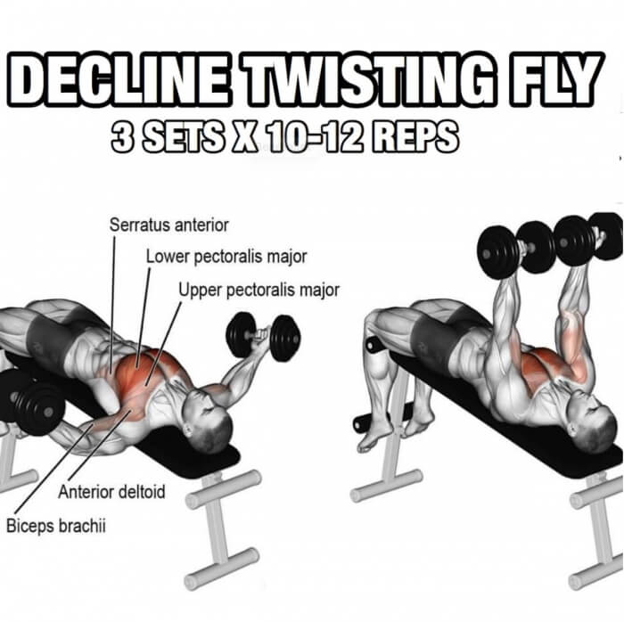 Chest Workout But Slightly Different Part 4! Decline Twisting Fl - Yeah ...